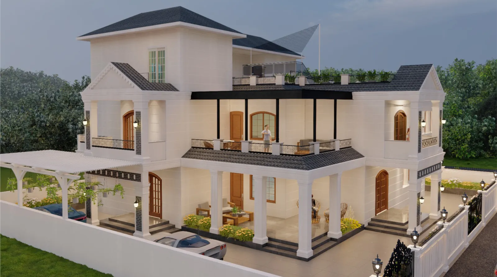 Building facade
